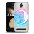 Полупрозрачный дизайнерский пластиковый чехол для ASUS ZenFone Go 4.5 Тату тренды