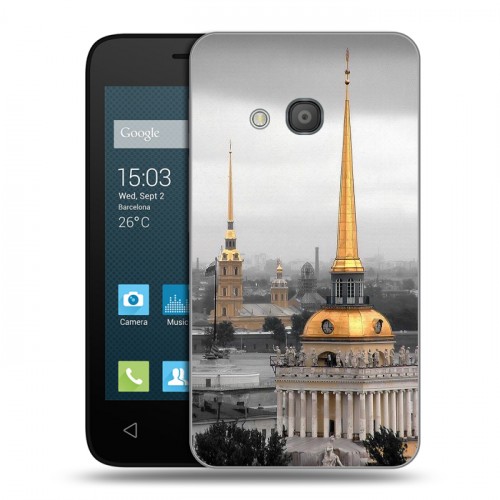 Дизайнерский силиконовый чехол для Alcatel One Touch Pixi 4 (4) Санкт-Петербург