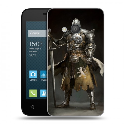 Дизайнерский силиконовый чехол для Alcatel One Touch Pixi 4 (4) For Honor