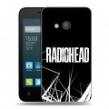 Дизайнерский силиконовый чехол для Alcatel One Touch Pixi 4 (4) RadioHead