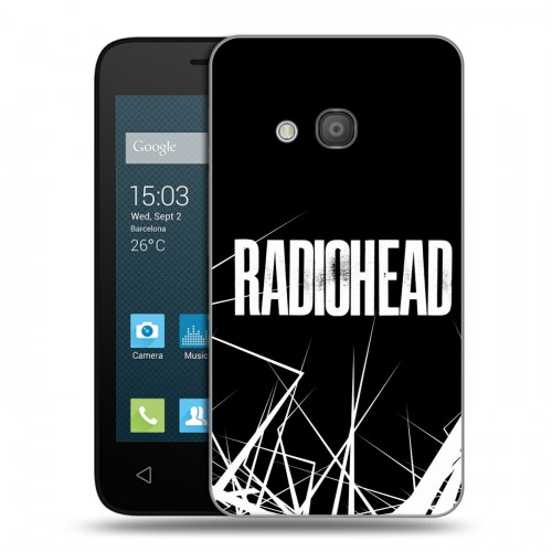 Дизайнерский силиконовый чехол для Alcatel One Touch Pixi 4 (4) RadioHead