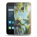 Дизайнерский силиконовый чехол для Alcatel One Touch Pixi 4 (4) Hawaii