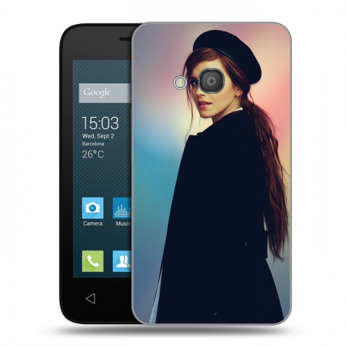 Дизайнерский силиконовый чехол для Alcatel One Touch Pixi 4 (4) Эмма Уотсон