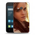 Дизайнерский силиконовый чехол для Alcatel One Touch Pixi 4 (4) Эмма Уотсон