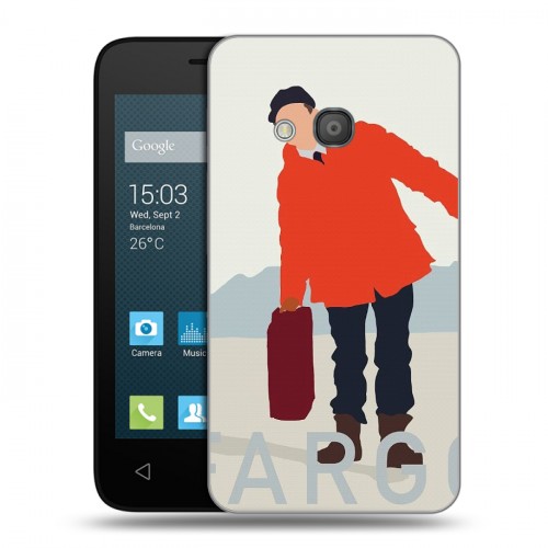 Дизайнерский пластиковый чехол для Alcatel One Touch Pixi 4 (4) Фарго