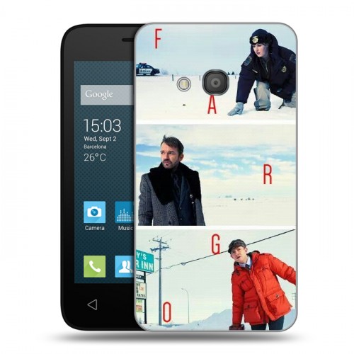Дизайнерский силиконовый чехол для Alcatel One Touch Pixi 4 (4) Фарго