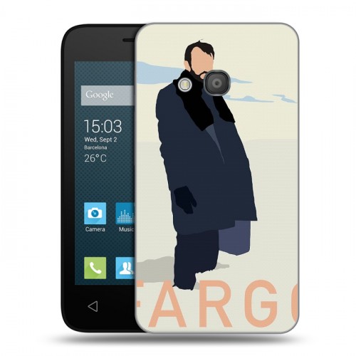 Дизайнерский силиконовый чехол для Alcatel One Touch Pixi 4 (4) Фарго