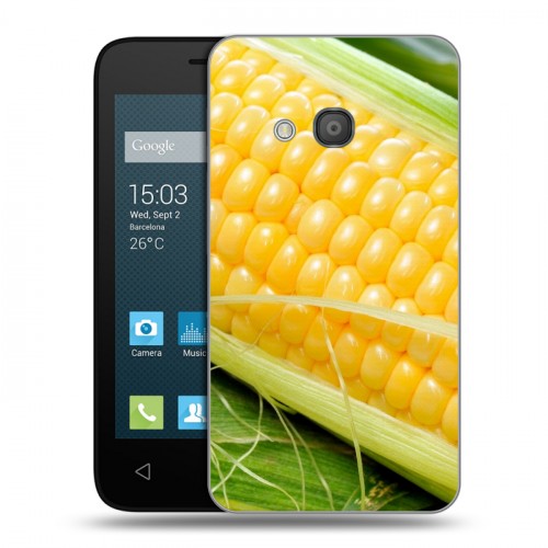 Дизайнерский пластиковый чехол для Alcatel One Touch Pixi 4 (4) Кукуруза