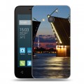 Дизайнерский силиконовый чехол для Alcatel One Touch Pixi 4 (4) Санкт-Петербург