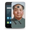 Дизайнерский силиконовый чехол для Alcatel One Touch Pixi 4 (4) Мао