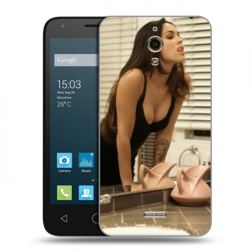 Дизайнерский силиконовый чехол для Alcatel One Touch Pixi 4 (6) меган фокс