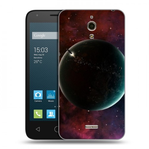 Дизайнерский силиконовый чехол для Alcatel One Touch Pixi 4 (6) Планеты