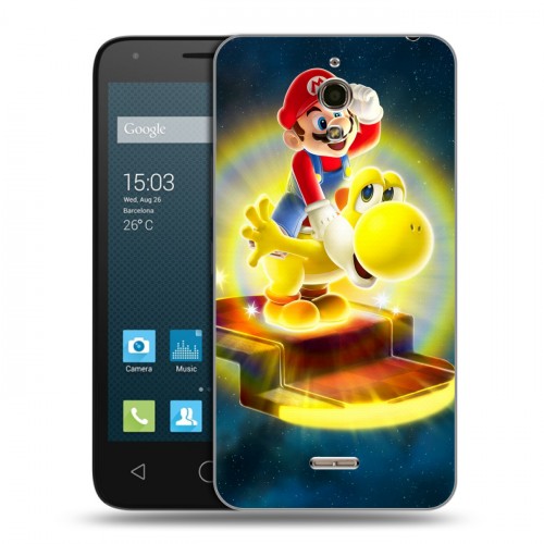 Дизайнерский силиконовый чехол для Alcatel One Touch Pixi 4 (6) Mario