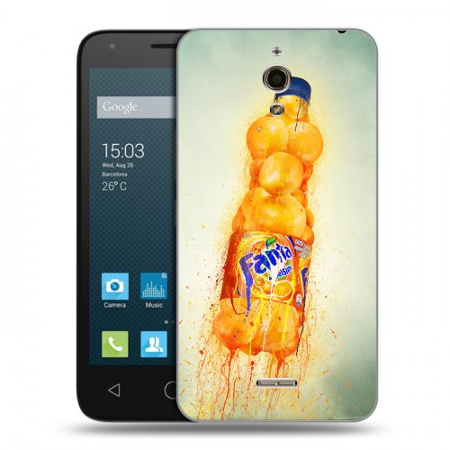 Дизайнерский силиконовый чехол для Alcatel One Touch Pixi 4 (6) Fanta