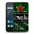 Дизайнерский силиконовый чехол для Alcatel One Touch Pixi 4 (6) Heineken