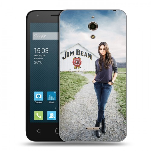 Дизайнерский силиконовый чехол для Alcatel One Touch Pixi 4 (6) Jim Beam