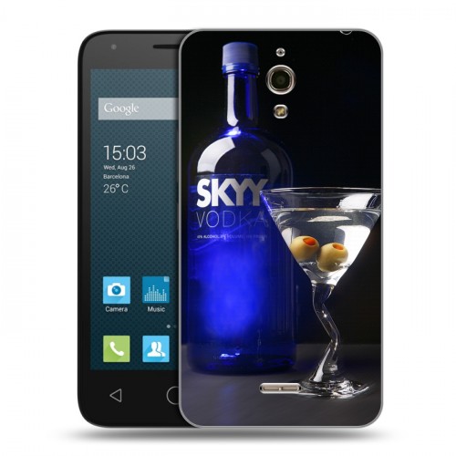 Дизайнерский силиконовый чехол для Alcatel One Touch Pixi 4 (6) Skyy Vodka
