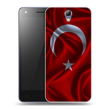 Дизайнерский силиконовый чехол для Lenovo Vibe S1 Lite Флаг Турции (на заказ)