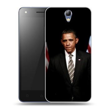 Дизайнерский силиконовый чехол для Lenovo Vibe S1 Lite Барак Обама (на заказ)