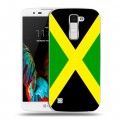Дизайнерский пластиковый чехол для LG K10 Флаг Ямайки