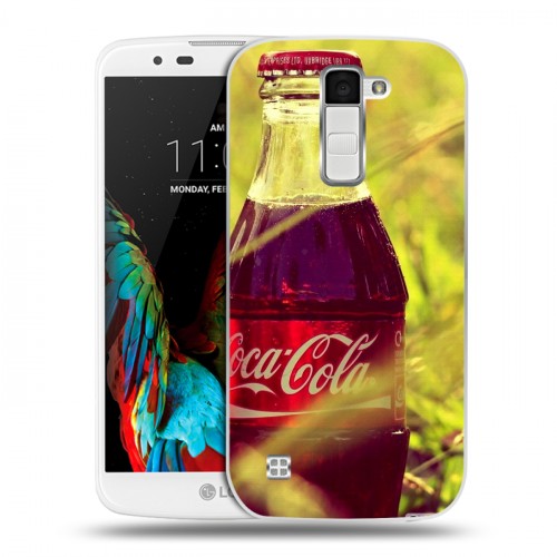 Дизайнерский пластиковый чехол для LG K10 Coca-cola