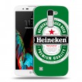 Дизайнерский пластиковый чехол для LG K10 Heineken