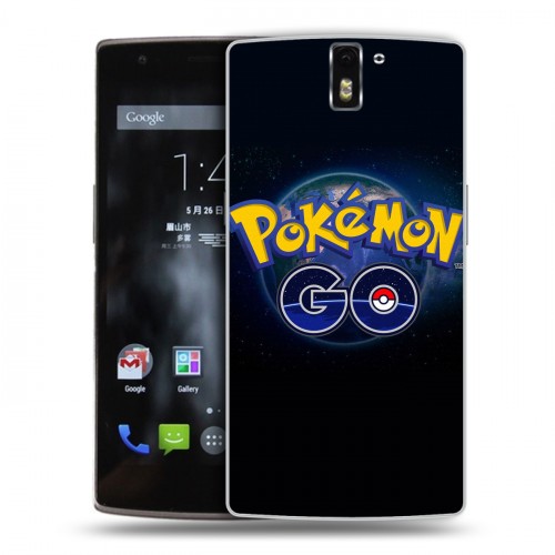 Дизайнерский силиконовый чехол для OnePlus One Pokemon Go