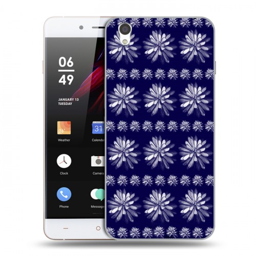 Дизайнерский пластиковый чехол для OnePlus X Монохромные цветы