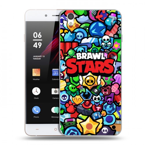 Дизайнерский пластиковый чехол для OnePlus X Brawl Stars