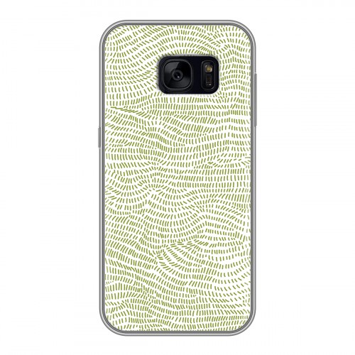 Дизайнерский силиконовый чехол для Samsung Galaxy S7 Edge Трава