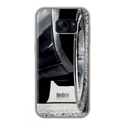 Дизайнерский силиконовый чехол для Samsung Galaxy S7 Edge форсаж
