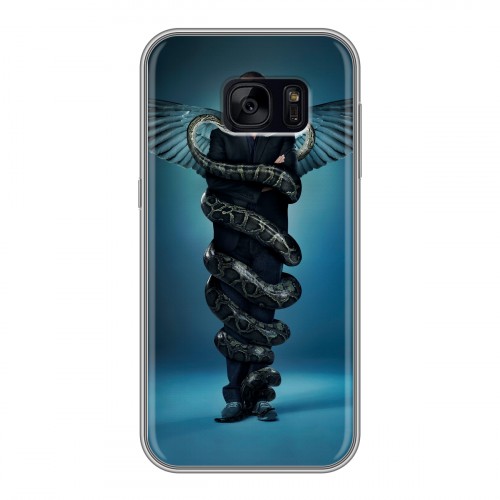 Дизайнерский силиконовый чехол для Samsung Galaxy S7 Edge Доктор Хаус