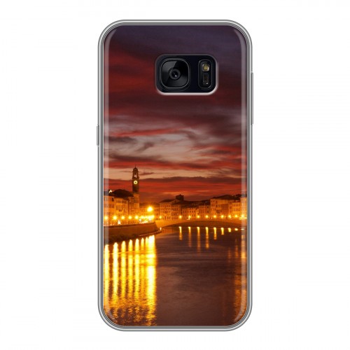 Дизайнерский силиконовый чехол для Samsung Galaxy S7 Edge Венеция