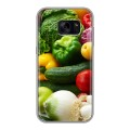 Дизайнерский силиконовый чехол для Samsung Galaxy S7 Edge Овощи