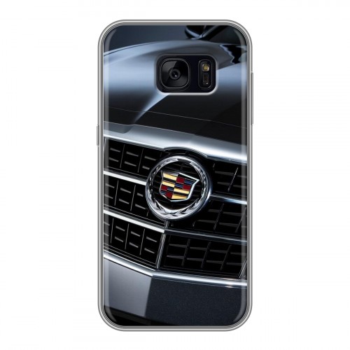 Дизайнерский силиконовый чехол для Samsung Galaxy S7 Edge Cadillac