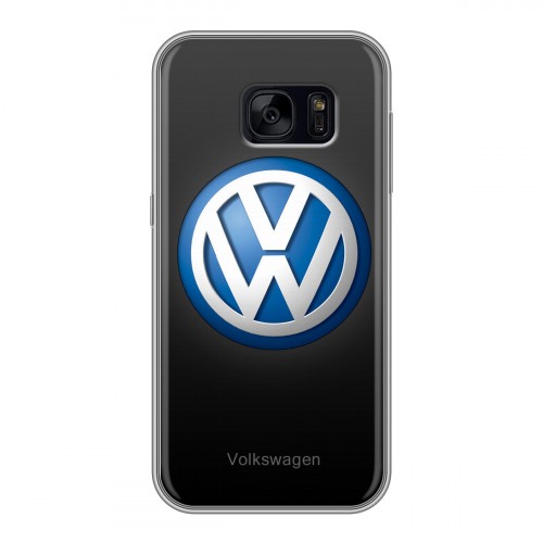 Дизайнерский силиконовый чехол для Samsung Galaxy S7 Edge Volkswagen