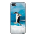 Дизайнерский силиконовый чехол для Iphone 7 Пингвины