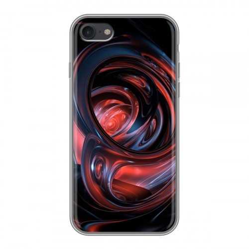 Дизайнерский силиконовый с усиленными углами чехол для Iphone 7 Красочные абстракции