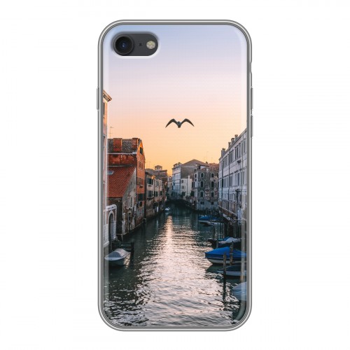 Дизайнерский силиконовый чехол для Iphone 7 венеция