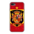 Дизайнерский силиконовый с усиленными углами чехол для Iphone 7 флаг Испании