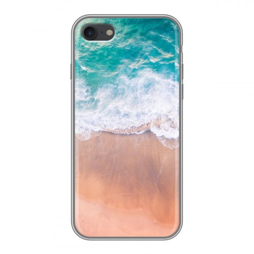 Дизайнерский силиконовый с усиленными углами чехол для Iphone 7 Райский океан