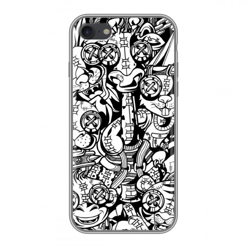 Дизайнерский силиконовый чехол для Iphone 7 Куклы Вуду