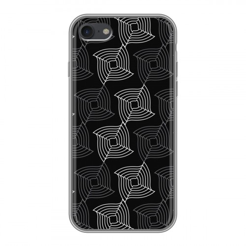 Дизайнерский силиконовый чехол для Iphone 7 Геометрические вихри
