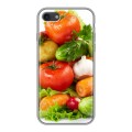 Дизайнерский силиконовый с усиленными углами чехол для Iphone 7 Овощи