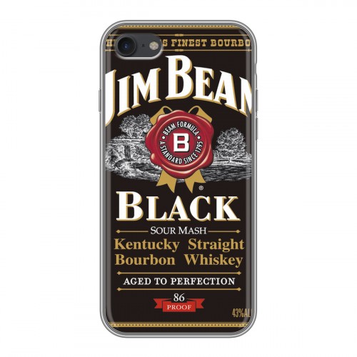 Дизайнерский силиконовый чехол для Iphone 7 Jim Beam