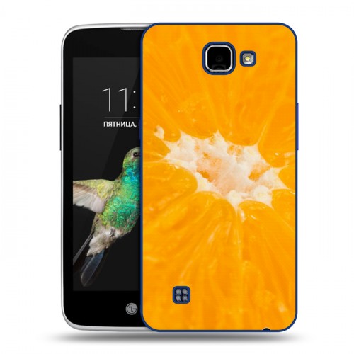 Дизайнерский пластиковый чехол для LG K4 Апельсины