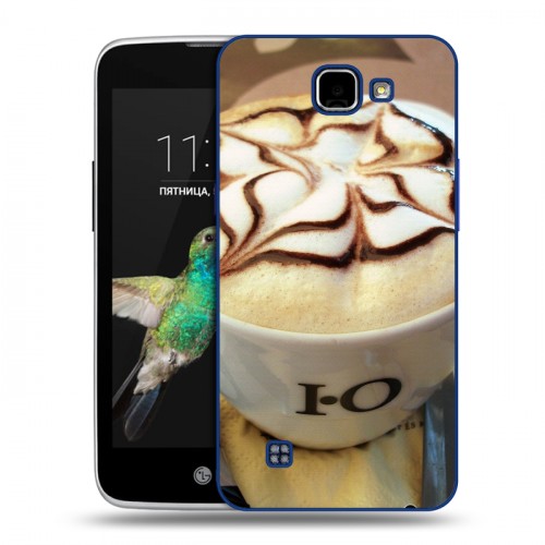 Дизайнерский пластиковый чехол для LG K4 Кофе напиток