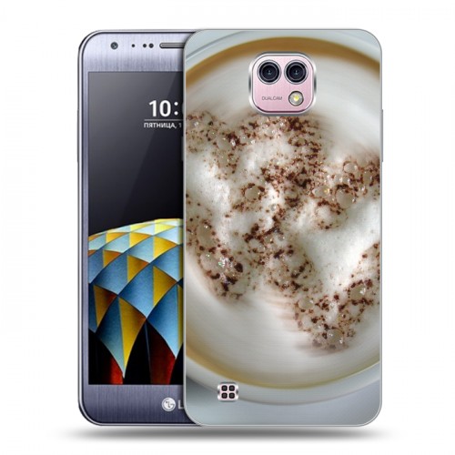 Дизайнерский пластиковый чехол для LG X cam Кофе напиток