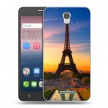Дизайнерский силиконовый чехол для Alcatel Pop 4 Париж