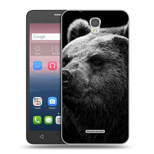 Дизайнерский силиконовый чехол для Alcatel Pop 4 Медведи